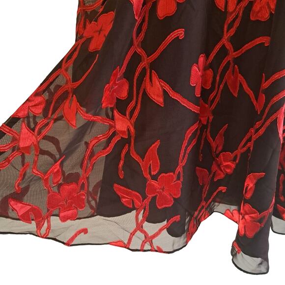 Kensie Floral Print Ruffled Dress - Picture 8 of 11